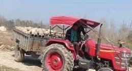 बेलबारीबाट ढुङ्गा सहित ट्याक्टर नियन्त्रणमा