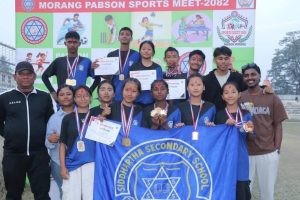 सुन्दरहरैंचाको सिद्धार्थ र विराटनगरको एभरेष्टले प्याब्सन स्पोट मिट मोरङकाे  उपाधि जित्याे