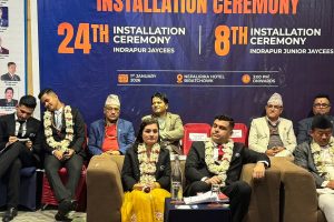 इन्द्रपुर जेसीज तथा जुनियर जेसीजको पदस्थापन सम्पन्न